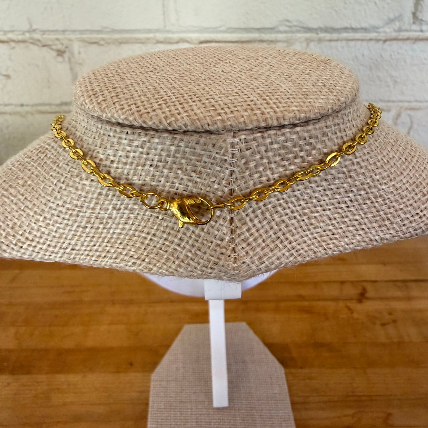 Sculptural Mid Century Domed Enamel Orb Necklace