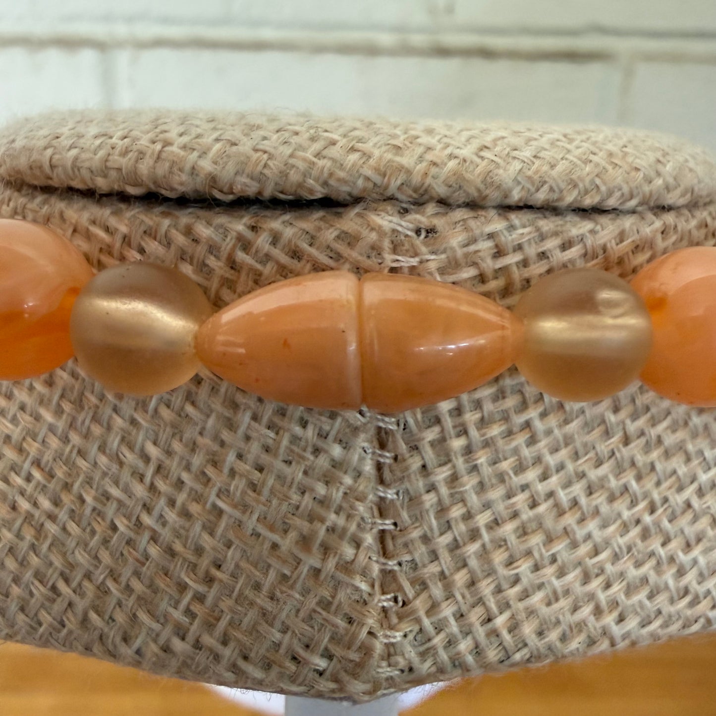 Orange Sherbert Lucite Necklace
