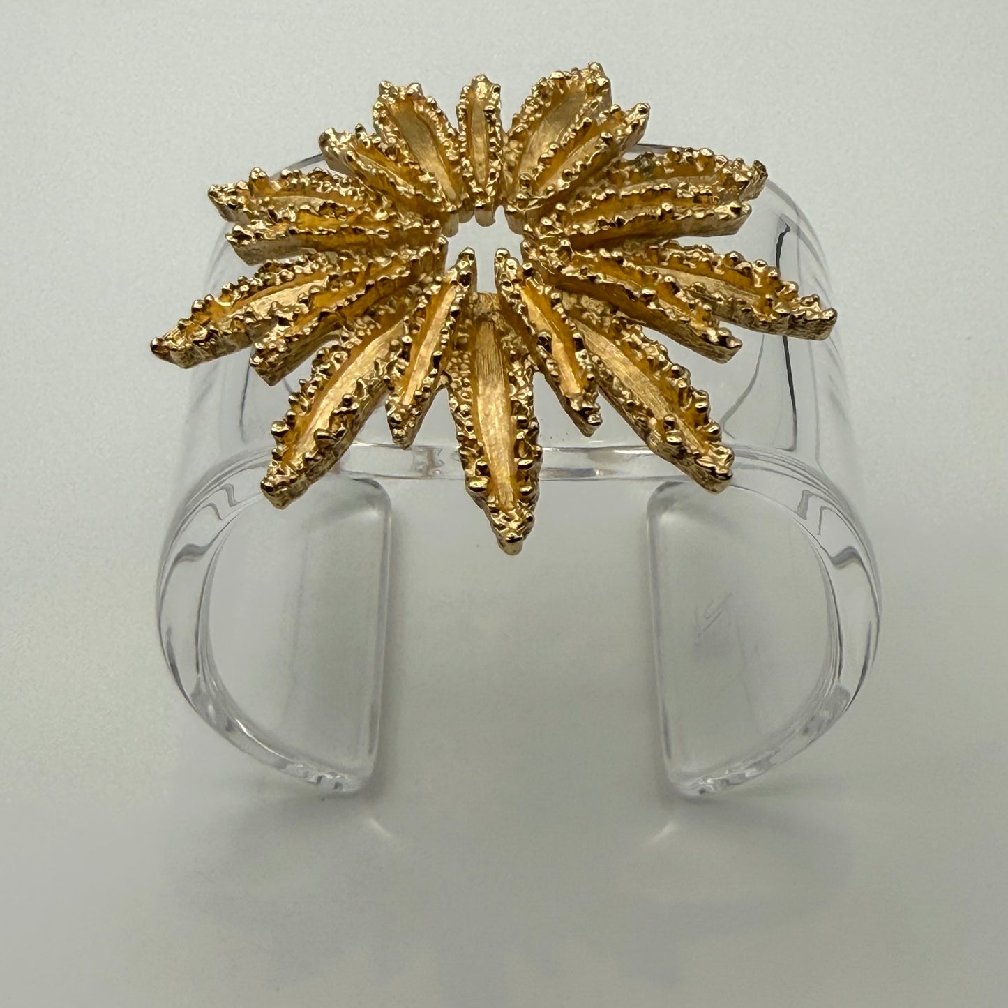 Sunburst Wreath Wide Acrylic Cuff (MD)