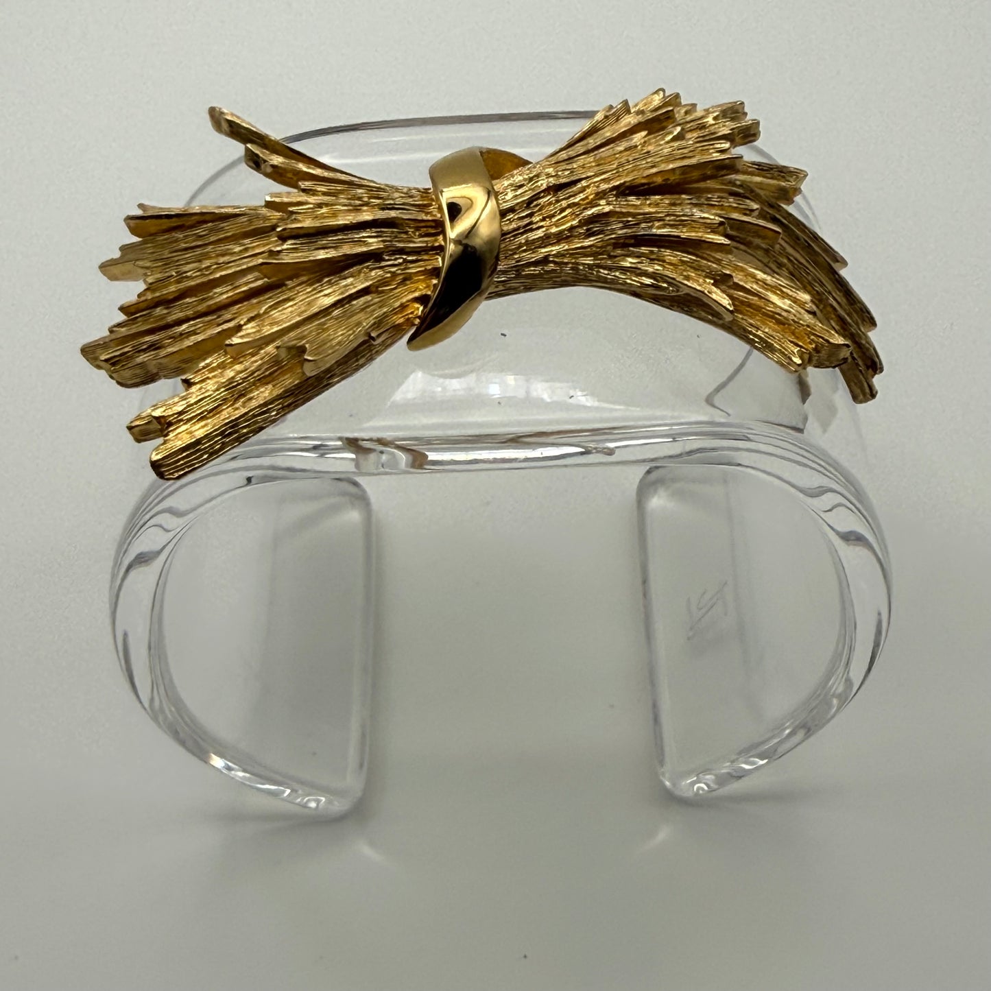 Monet Golden Spray Wide Acrylic Cuff (SM)