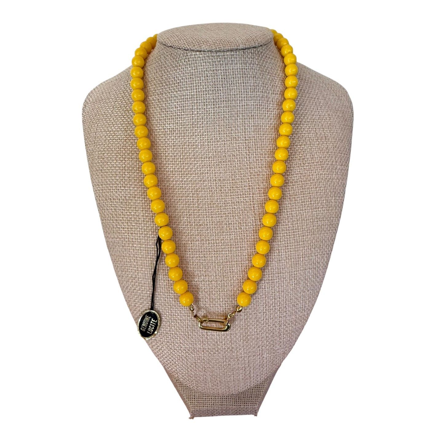 Yellow Lucite with Fish Charms