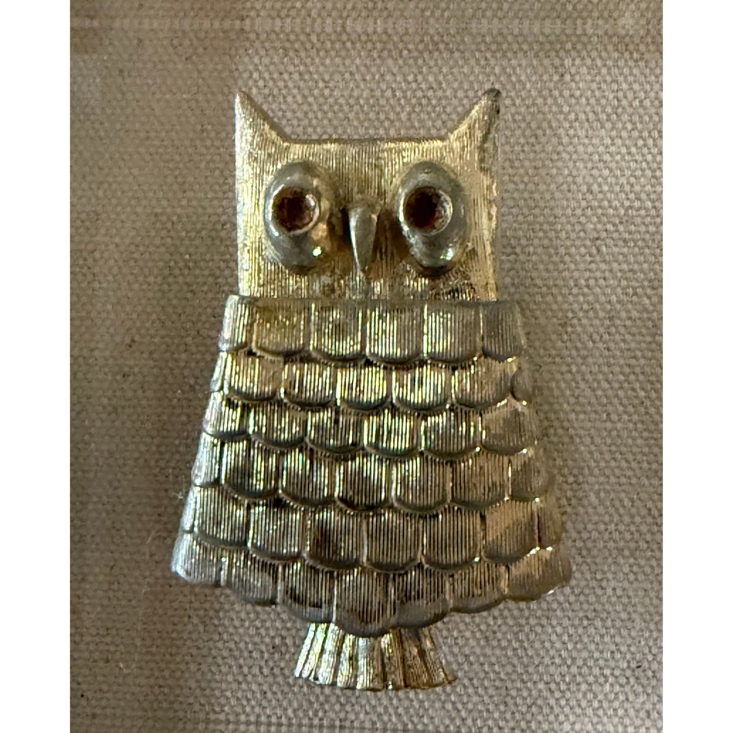 Vintage Owl Acrylic Cube