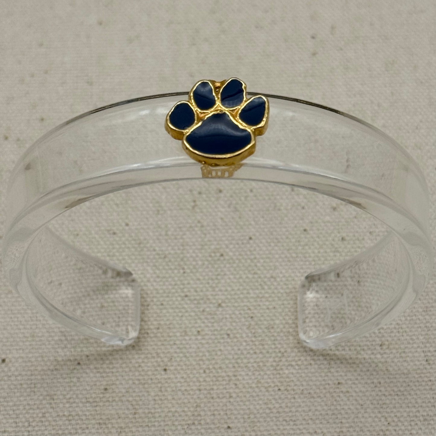 Go Tigers Go Blue Narrow Acrylic Cuff (OSFM)