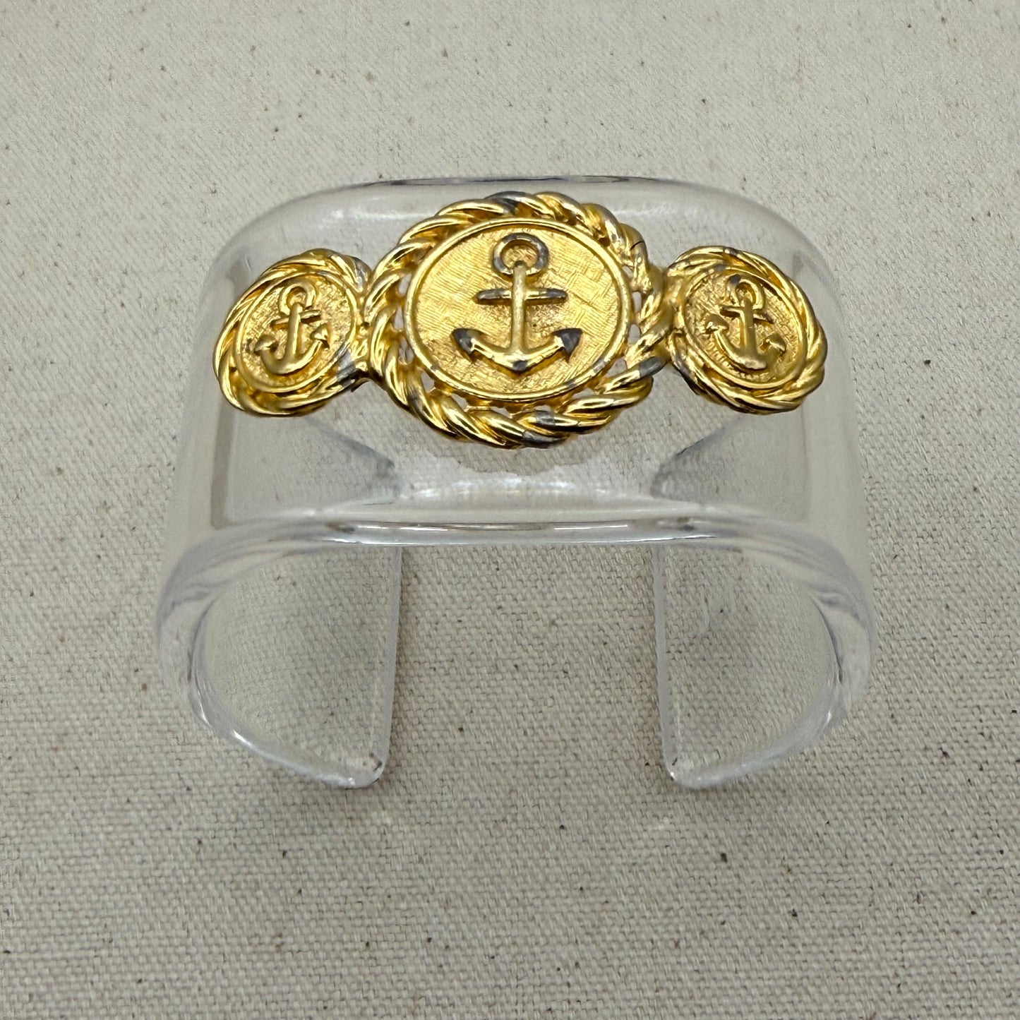 Nautical Anchor Wide Acrylic Cuff (OSFM)