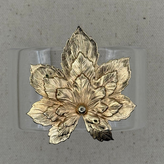 Triple Maple Leaf Wide Acrylic Cuff (OSFM)