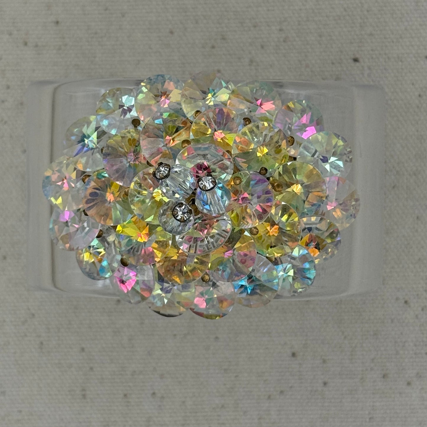 Prism Bloom Wide Acrylic Cuff (OSFM)