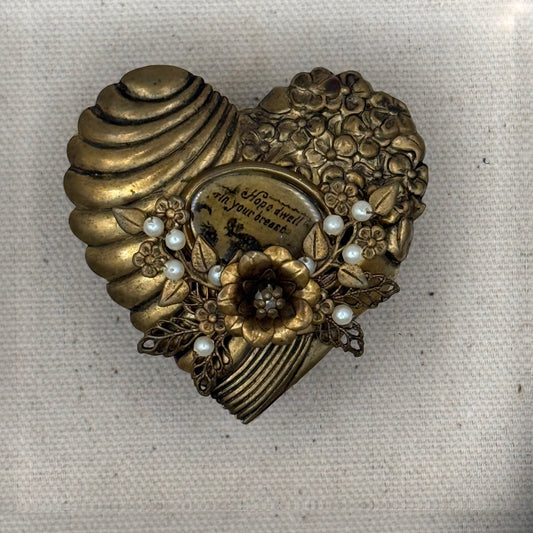 Victorian Hope Heart Acrylic Cube
