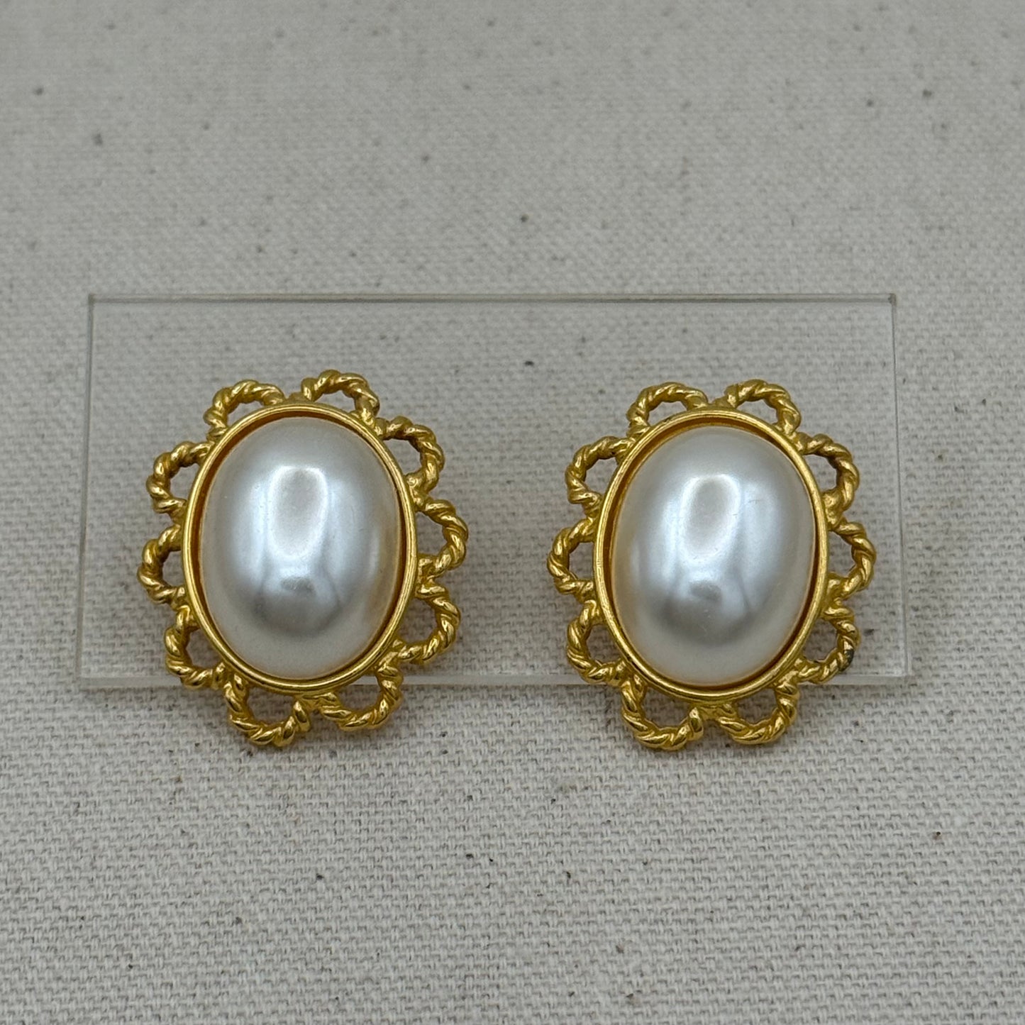 Oversized Oval Statement Studs