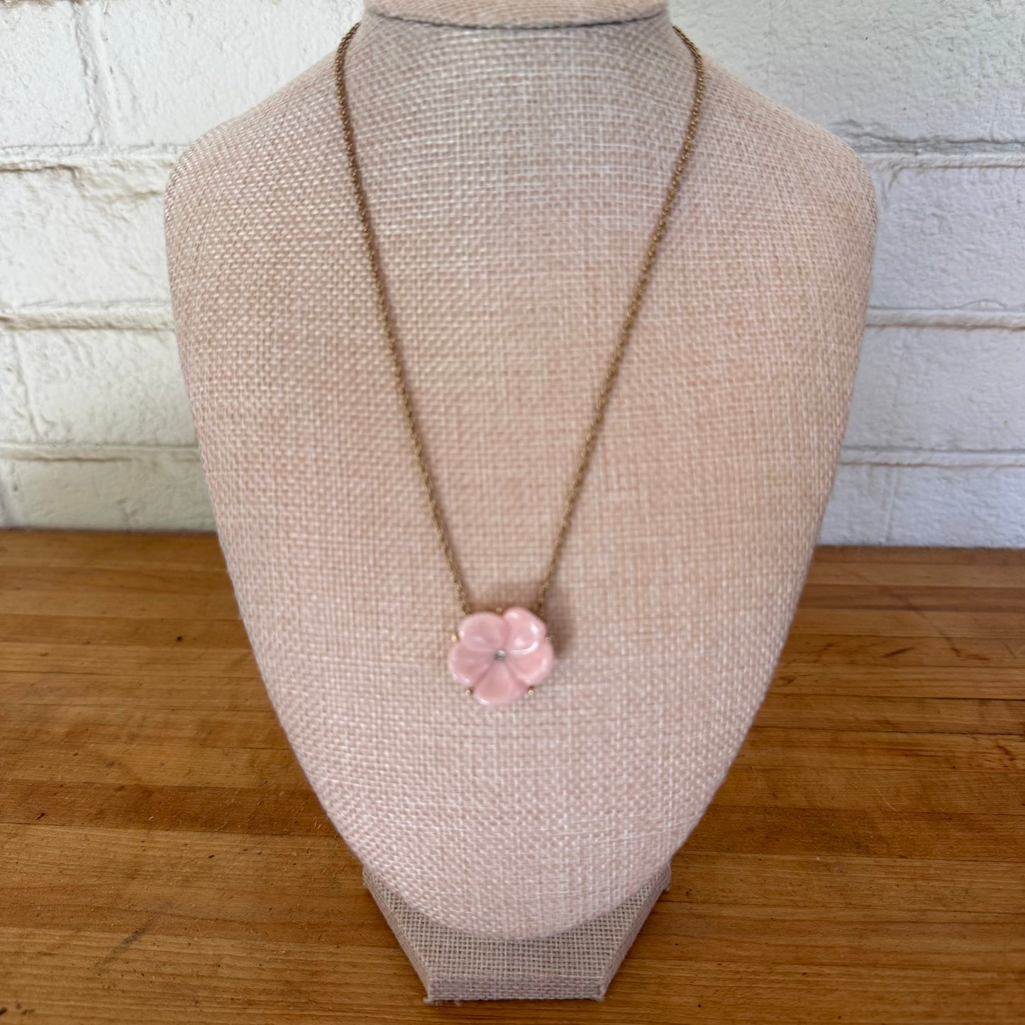 Pink Lucite Layering Necklace