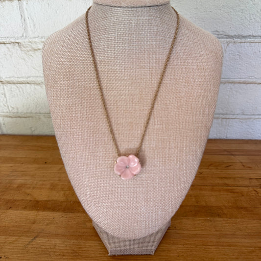 Pink Lucite Layering Necklace