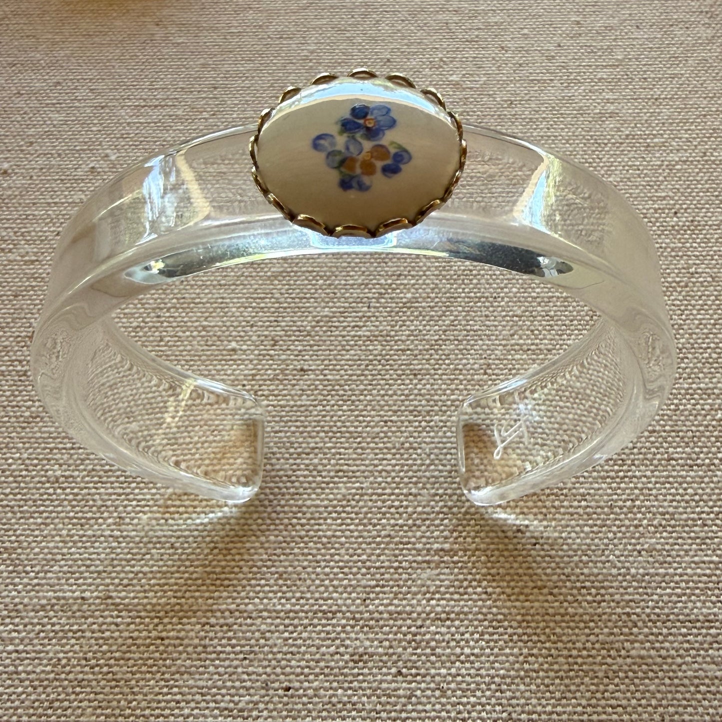 French Blue Narrow Acrylic Cuff (OSFM)