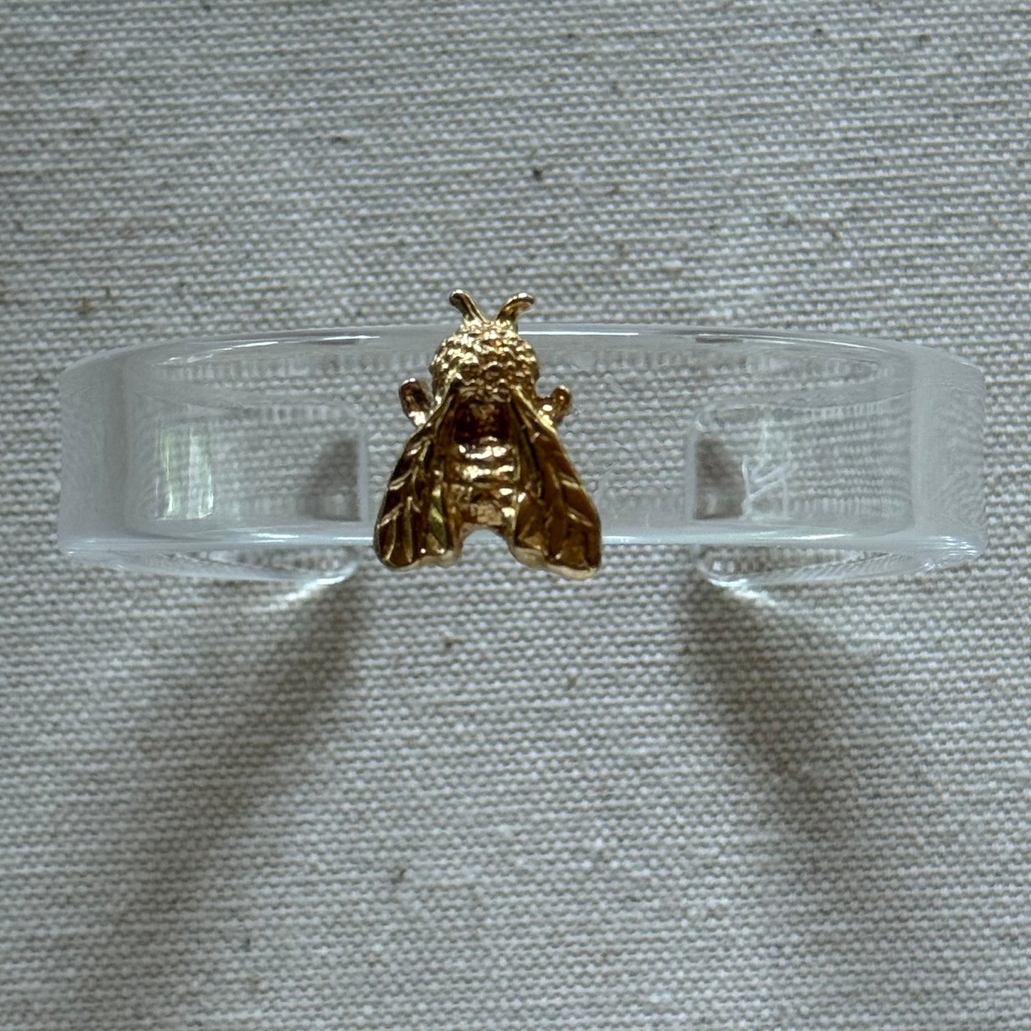 Golden Bee Narrow Acrylic Cuff (OSFM)