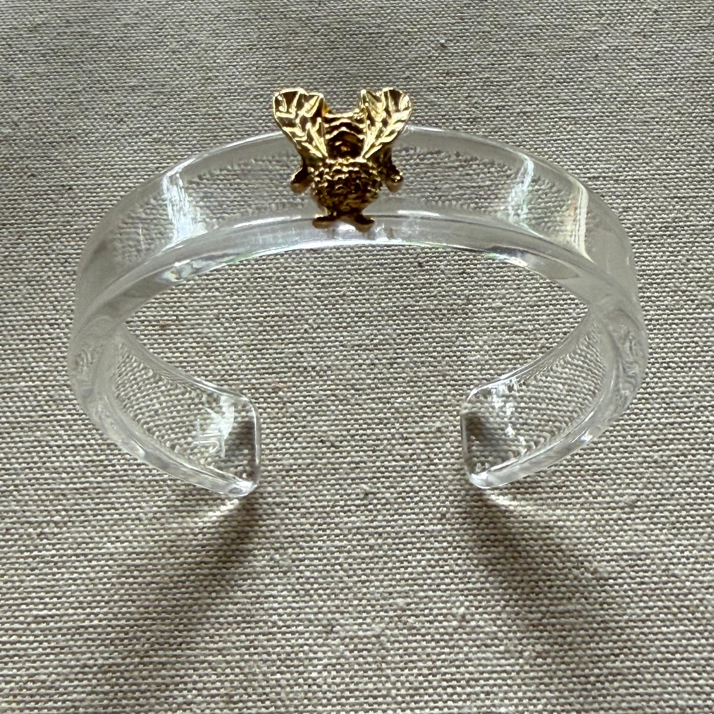 Golden Bee Narrow Acrylic Cuff (OSFM)