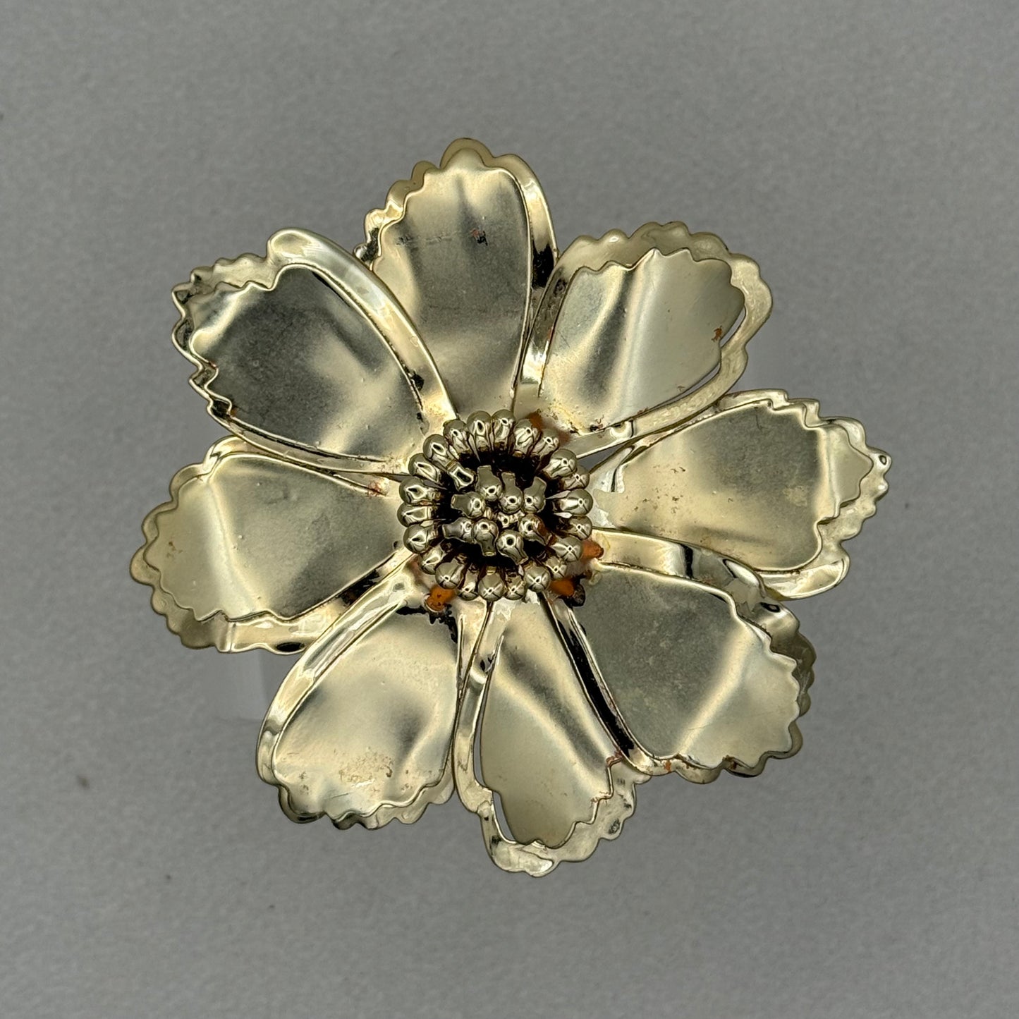 Statement Botanical Blossom Wide Acrylic Cuff (SM)
