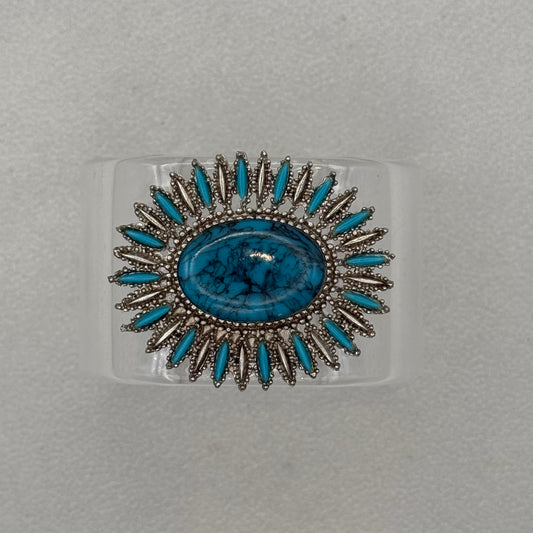 Southwestern Filigree Wide Acrylic Cuff (SM)