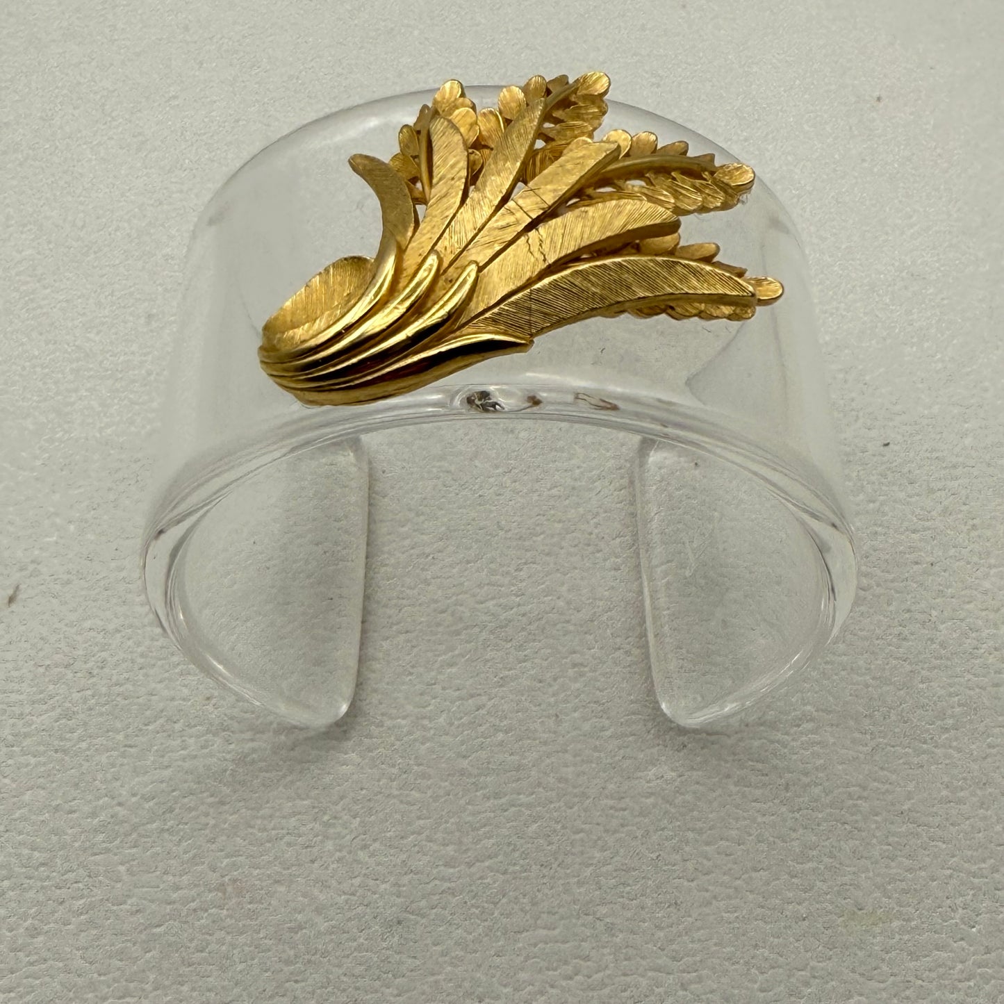 Fern Bouquet Wide Acrylic Cuff (PETITE)