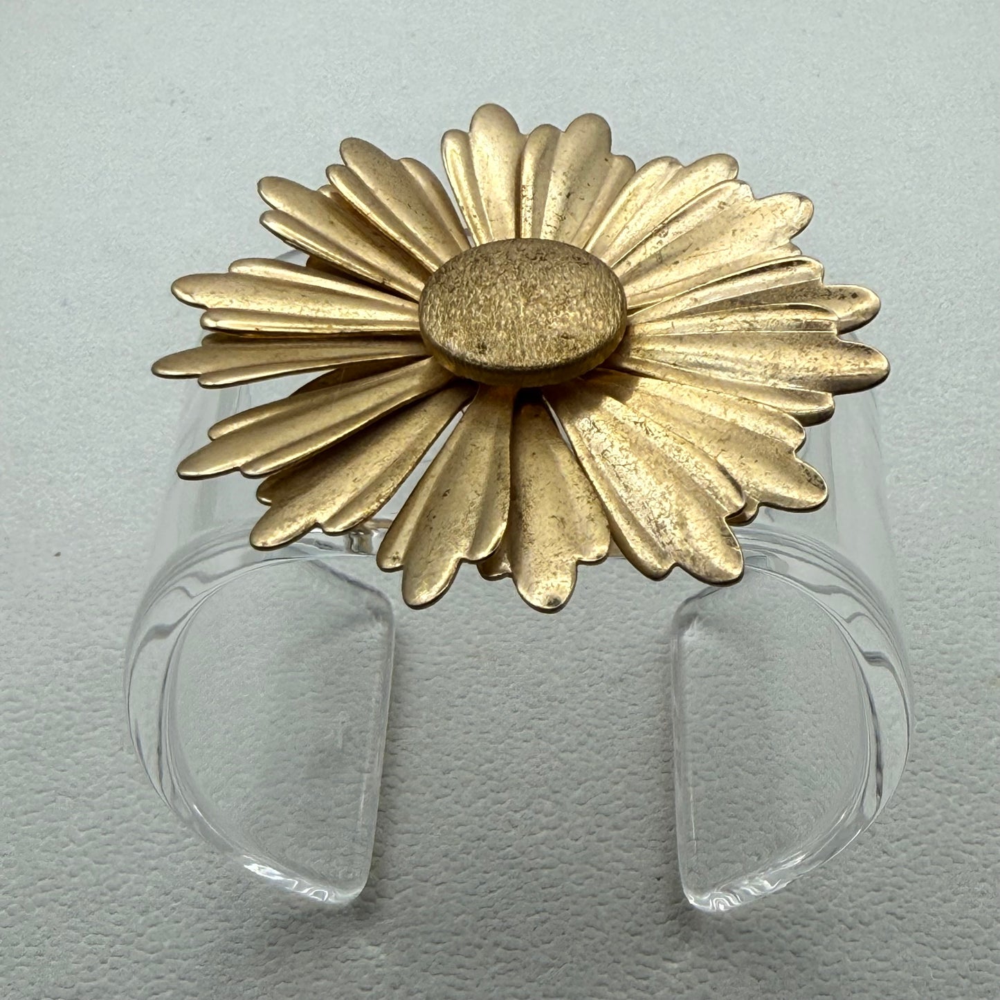 Statement Daisy Wide Acrylic Cuff (MD)