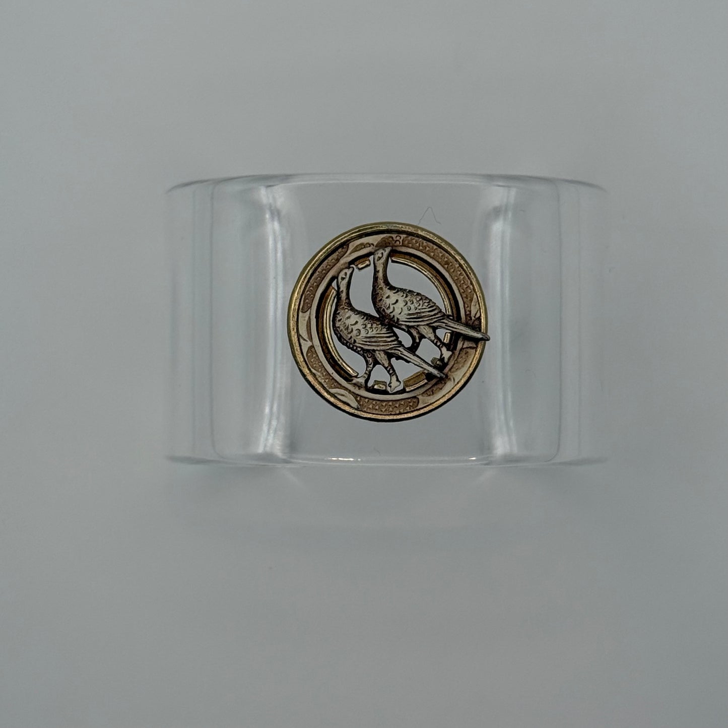 Waterfowl Medallion Wide Acrylic Cuff (MD)