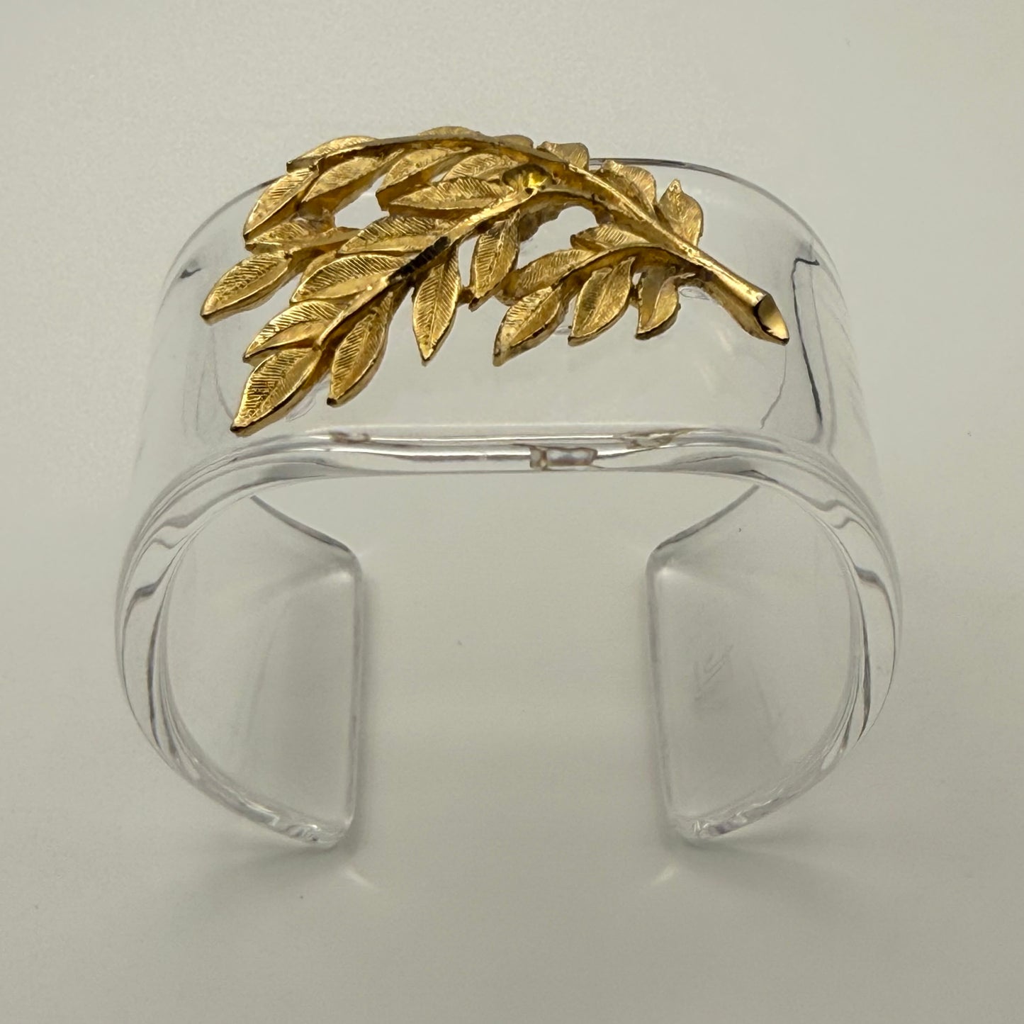 Laurel Branch Wide Acrylic Cuff (LG)