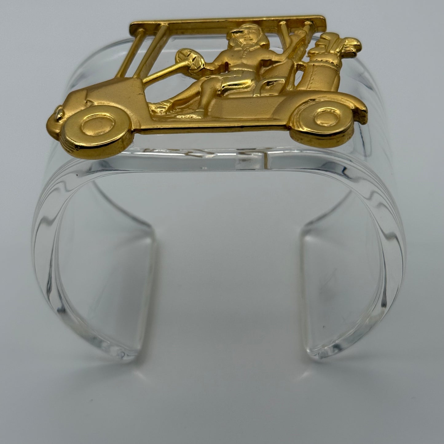 Cutest Caddy Wide Acrylic Cuff (LG)