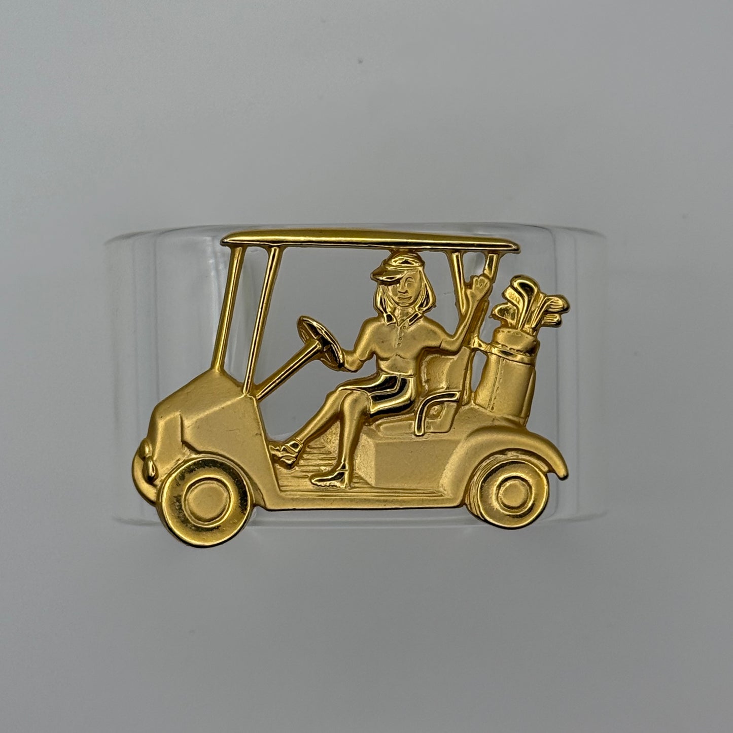 Cutest Caddy Wide Acrylic Cuff (LG)