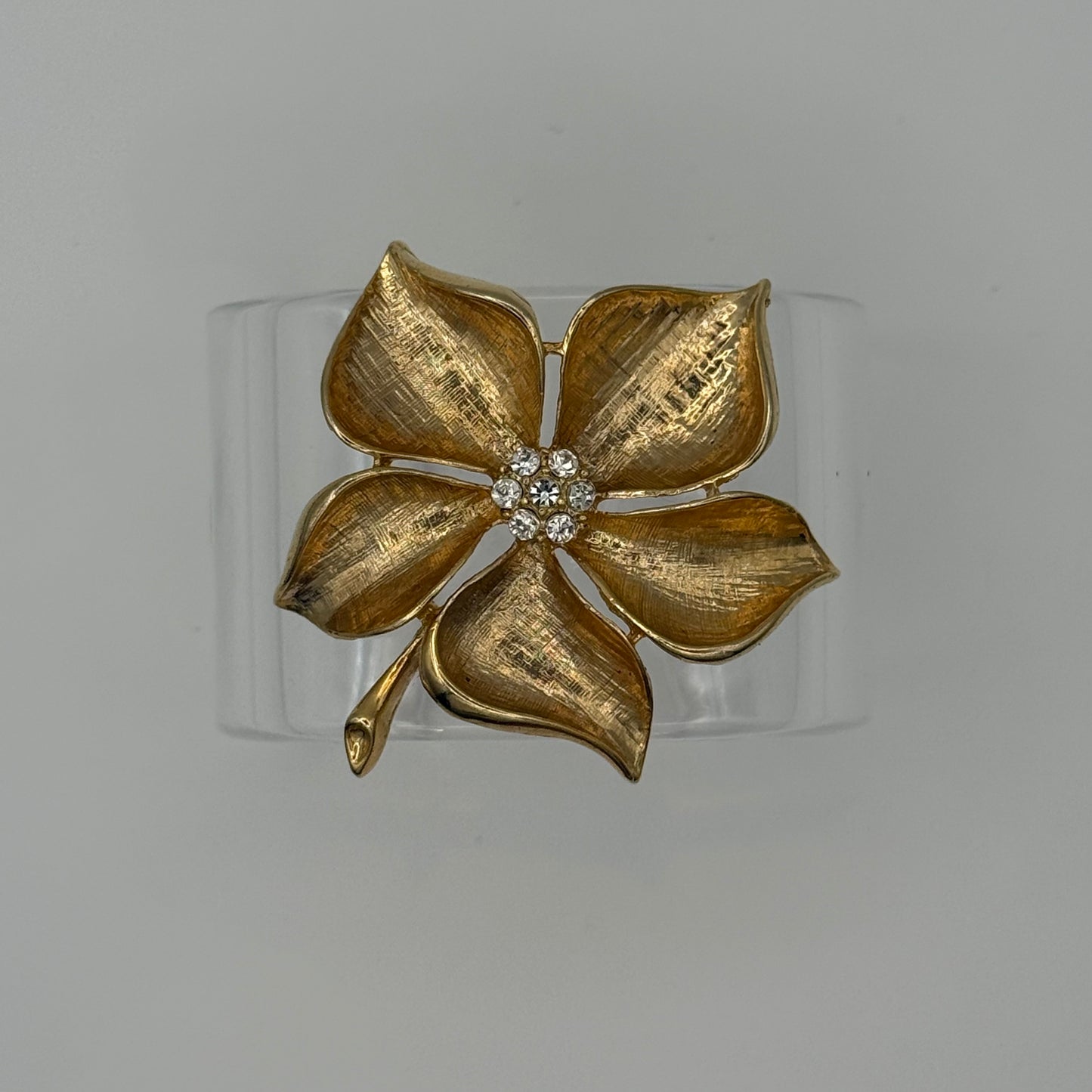 Allison Reed Floral Wide Acrylic Cuff (PETITE)