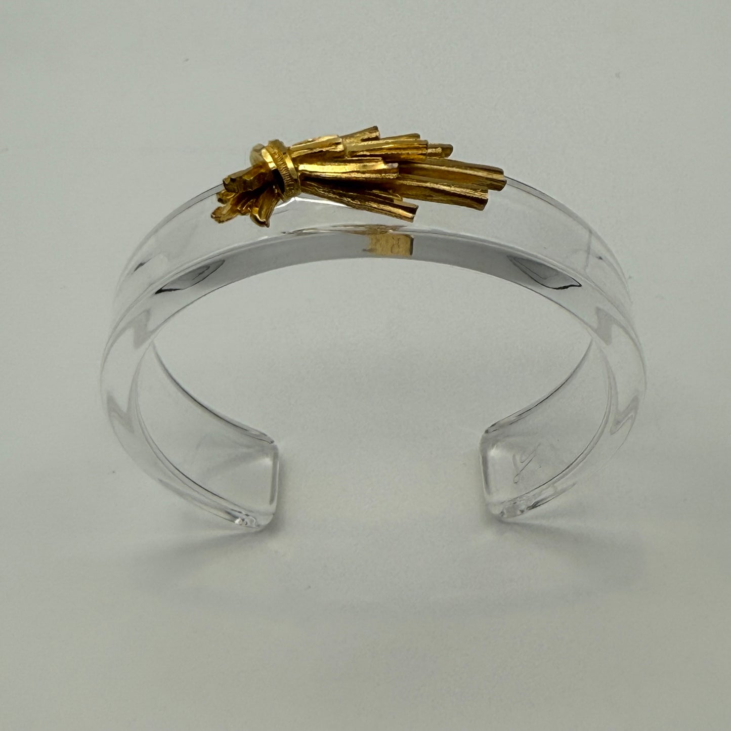 Golden Tassel Narrow Acrylic Cuff (OSFM) - 2 avail