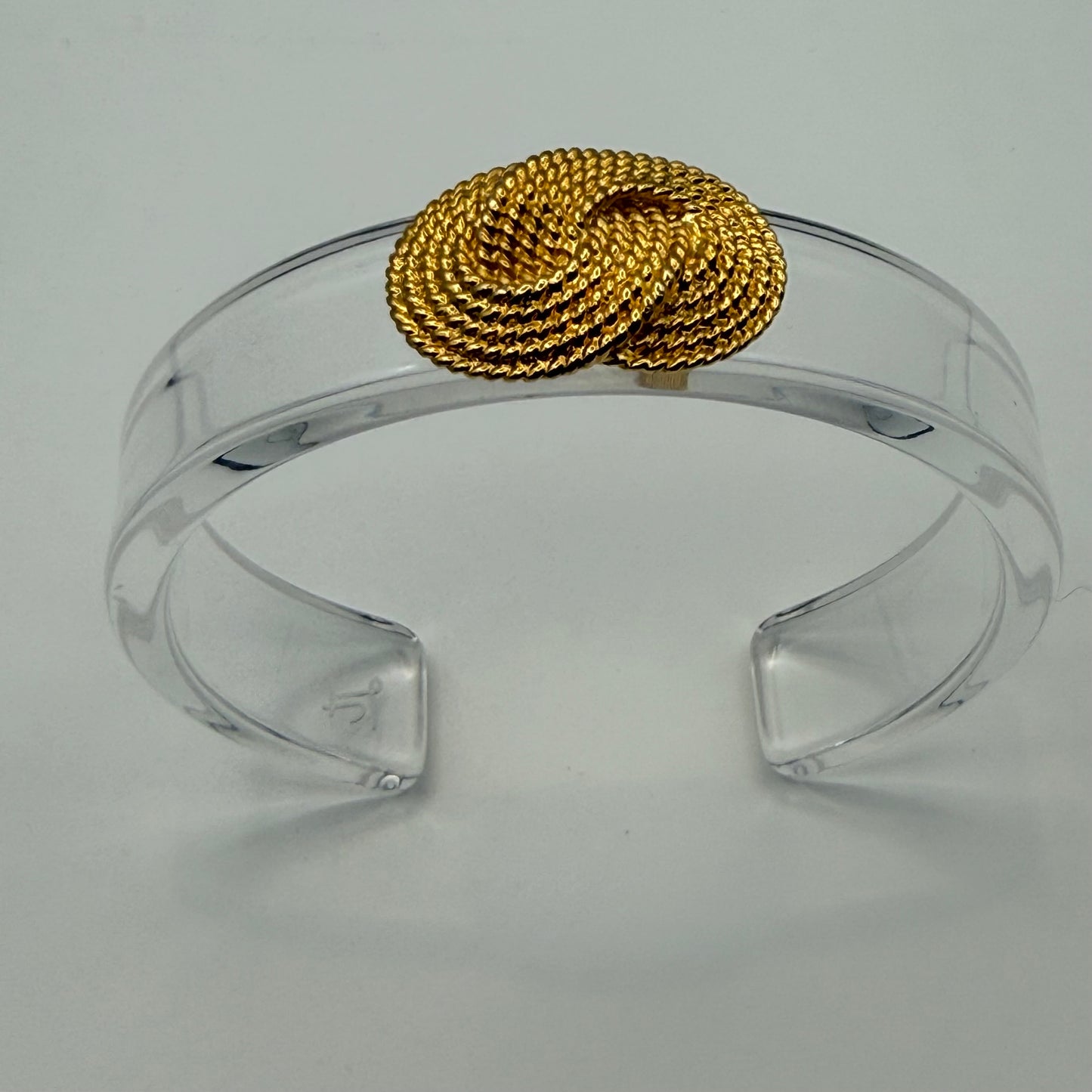 Golden Knots Narrow Acrylic Cuff (OSFM) - 2 avail