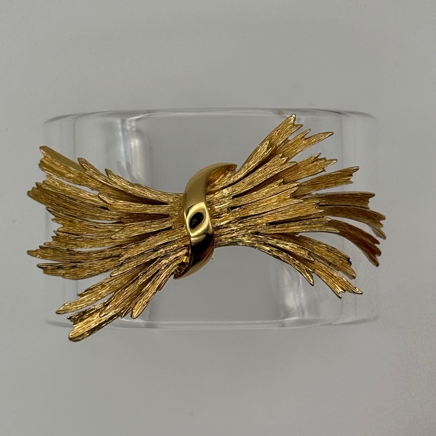 Monet Golden Spray Wide Acrylic Cuff (SM)