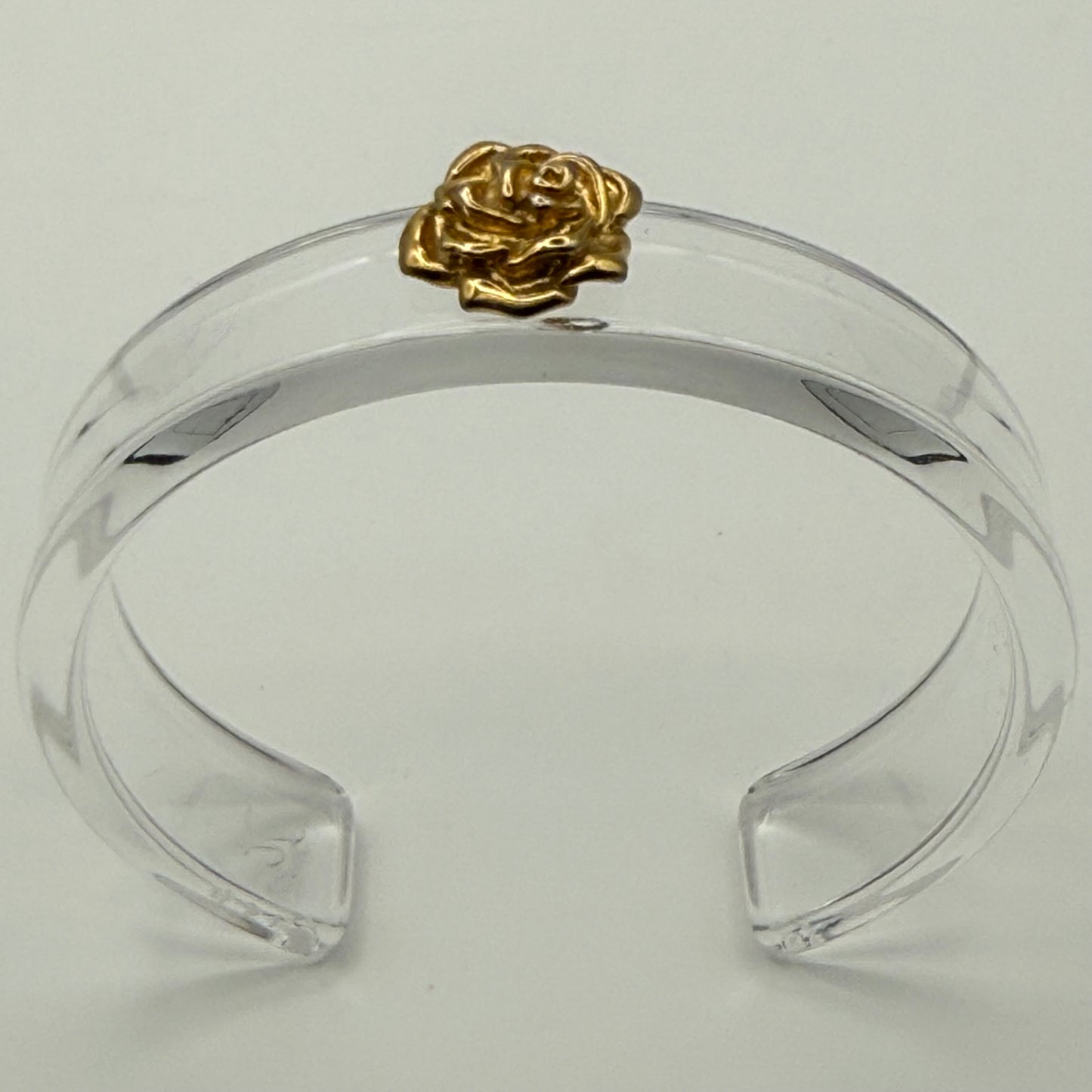 Golden Rose Narrow Acrylic Cuff (OSFM)