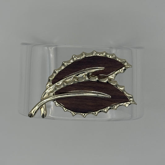 Wooded Beauty Wide Acrylic Cuff (LG)